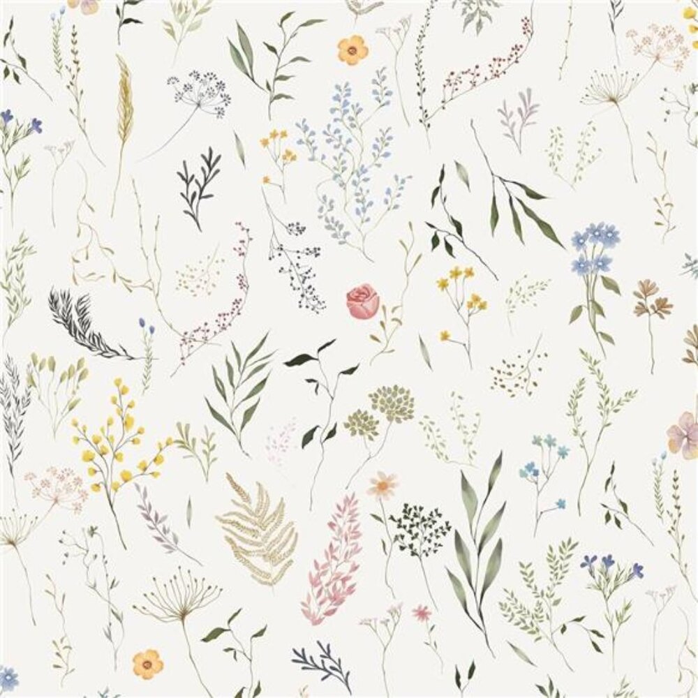 78.7"x16.1" Floral Peel and Stick Wallpaper Beige Contact Paper Thicken